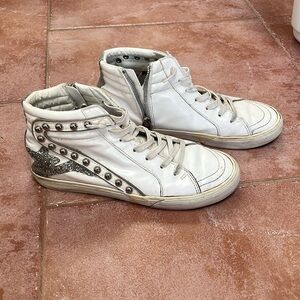 Steve Madden  high top studded sneakers